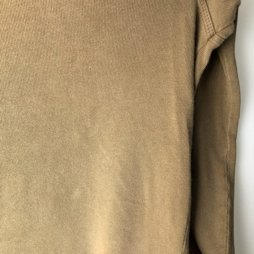 Harley-Davidson Henley neck long T-shirt, men's XL size cotton Beige type Vintage Second Hand