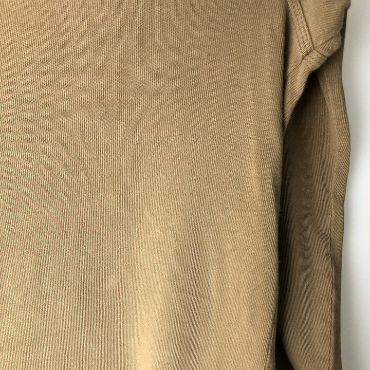 Harley-Davidson Henley neck long T-shirt, men's XL size cotton Beige type Vintage Second Hand