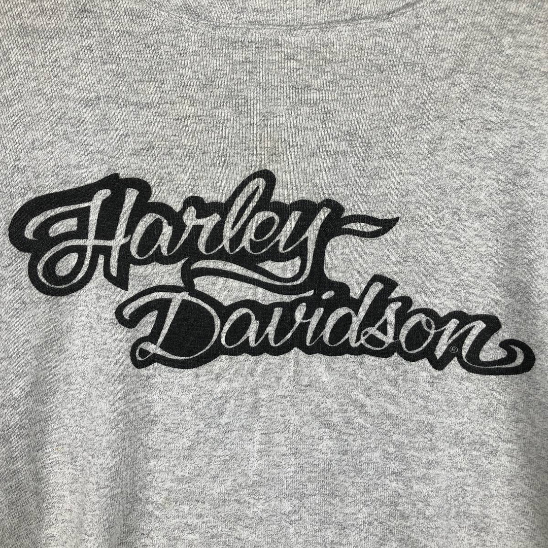 Harley-Davidson Long Sleeve T-Shirt, Men's XXL unclear gray type Vintage Second Hand