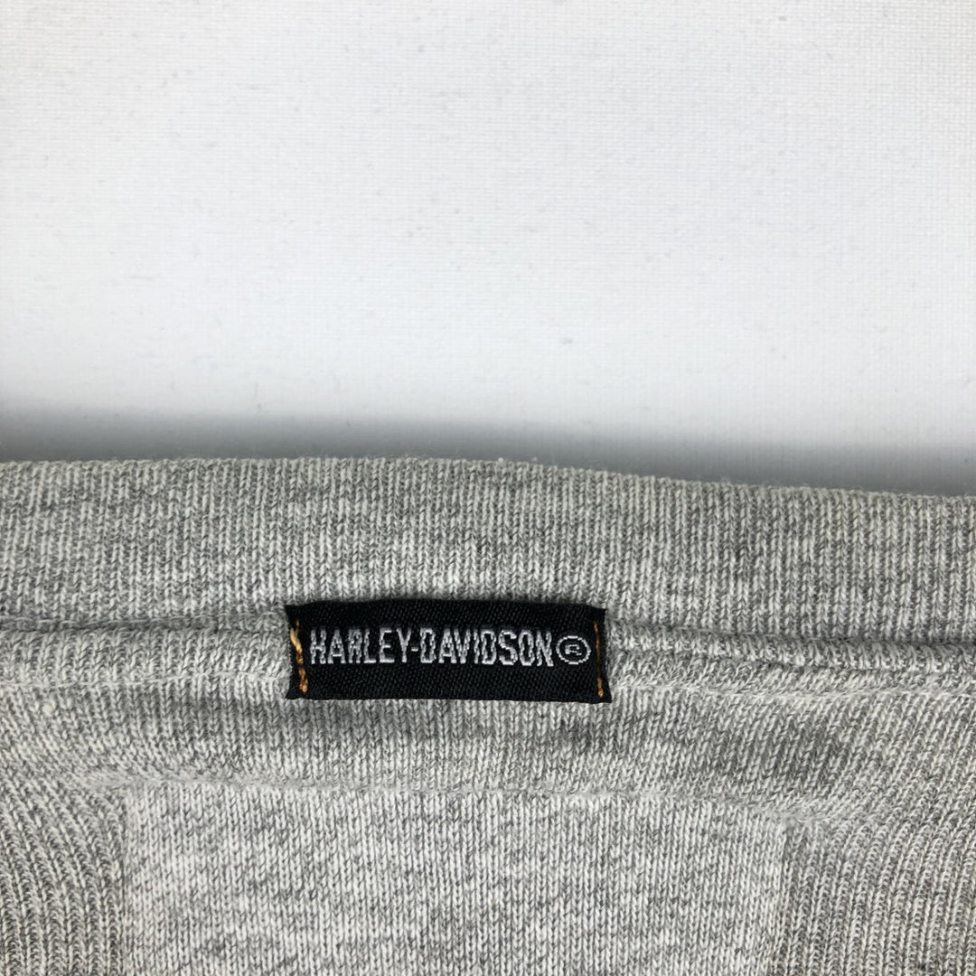 Harley-Davidson Long Sleeve T-Shirt, Men's XXL unclear gray type Vintage Second Hand