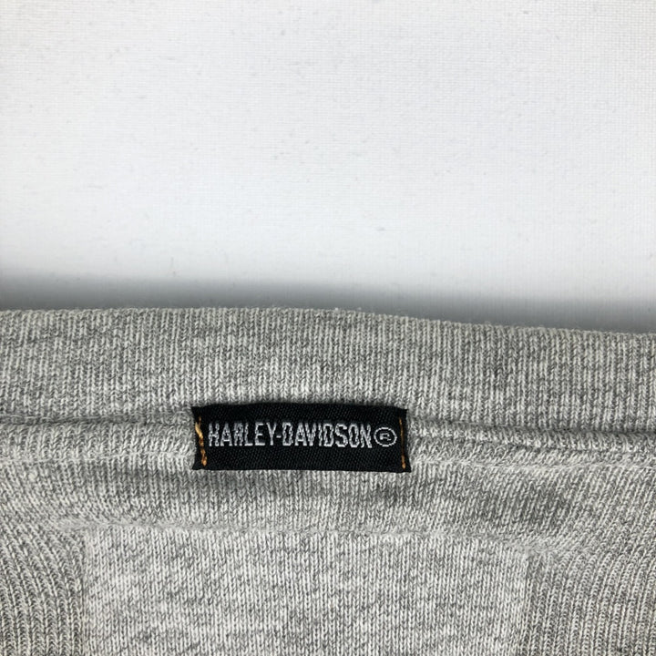 Harley-Davidson Long Sleeve T-Shirt, Men's XXL unclear gray type Vintage Second Hand