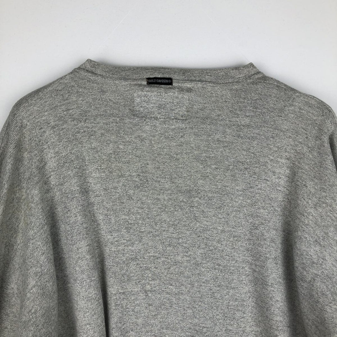 Harley-Davidson Long Sleeve T-Shirt, Men's XXL unclear gray type Vintage Second Hand