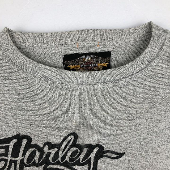 Harley-Davidson Long Sleeve T-Shirt, Men's XXL unclear gray type Vintage Second Hand