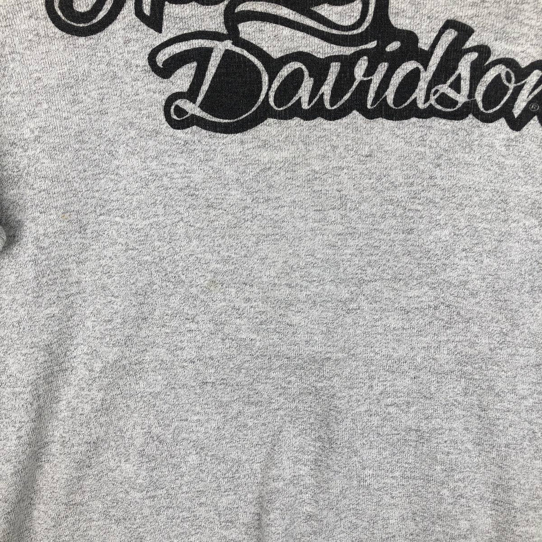Harley-Davidson Long Sleeve T-Shirt, Men's XXL unclear gray type Vintage Second Hand