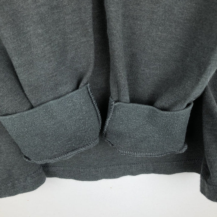 Harley-Davidson Long Sleeve T-Shirt Made in USA Men's Size L cotton gray type Vintage Second Hand