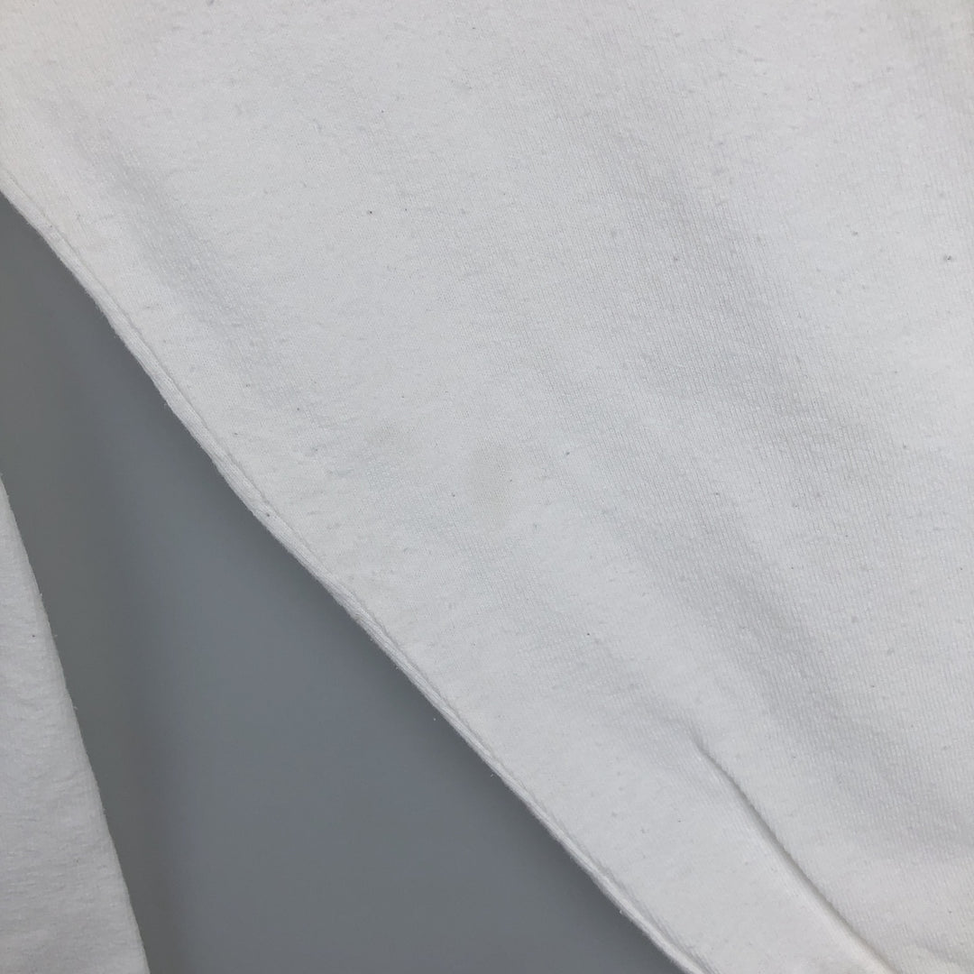 Harley-Davidson Motorcycle American Flag Pattern Long-Sleeve T-Shirt (Men's Size M) unclear white type Vintage Second Hand