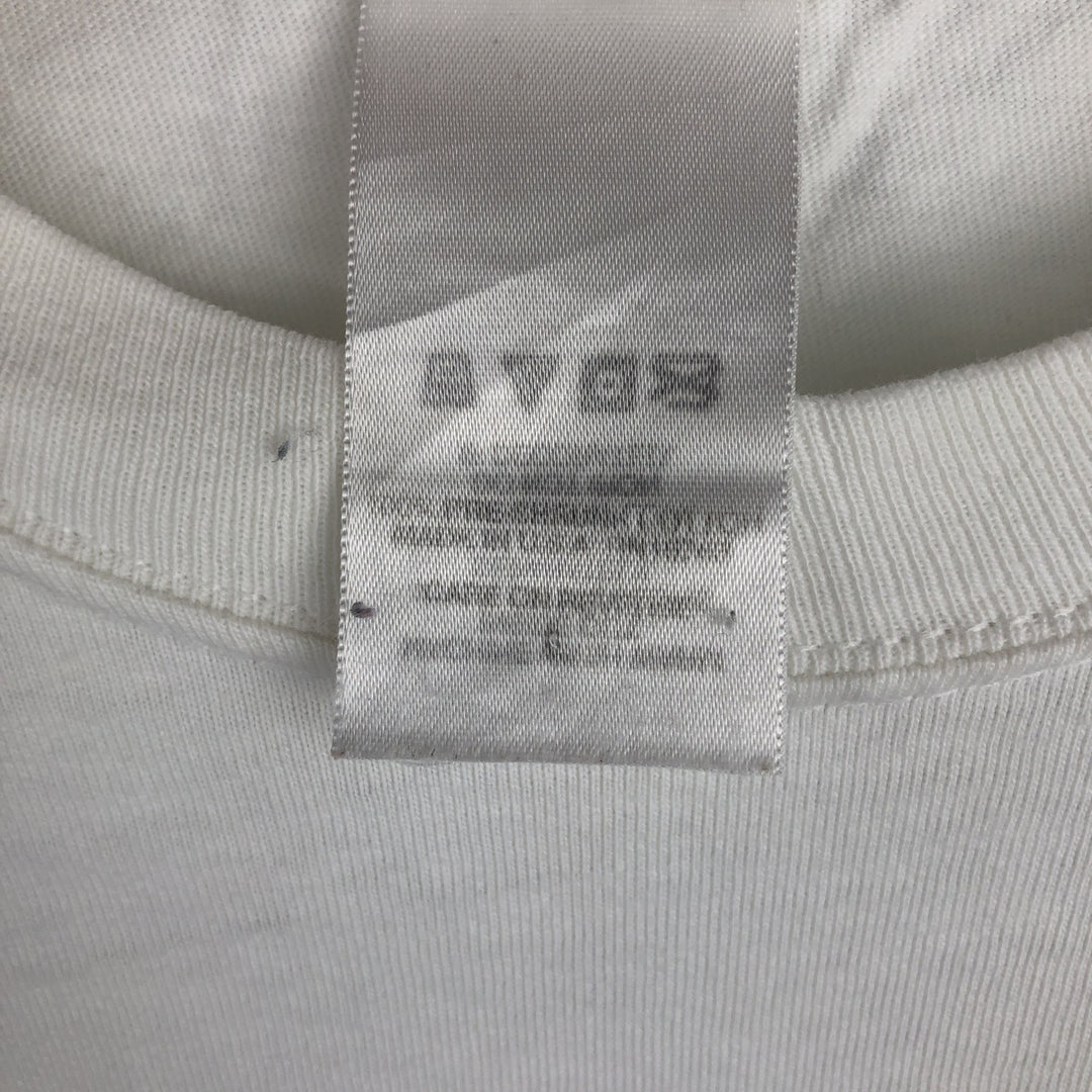 Harley-Davidson Long Sleeve T-Shirt Made in USA Men's Size L cotton white type Vintage Second Hand