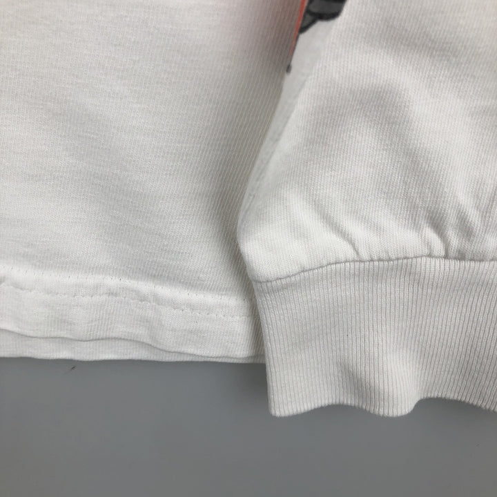 Harley-Davidson Long Sleeve T-Shirt, Men's XL Size unclear white type Vintage Second Hand