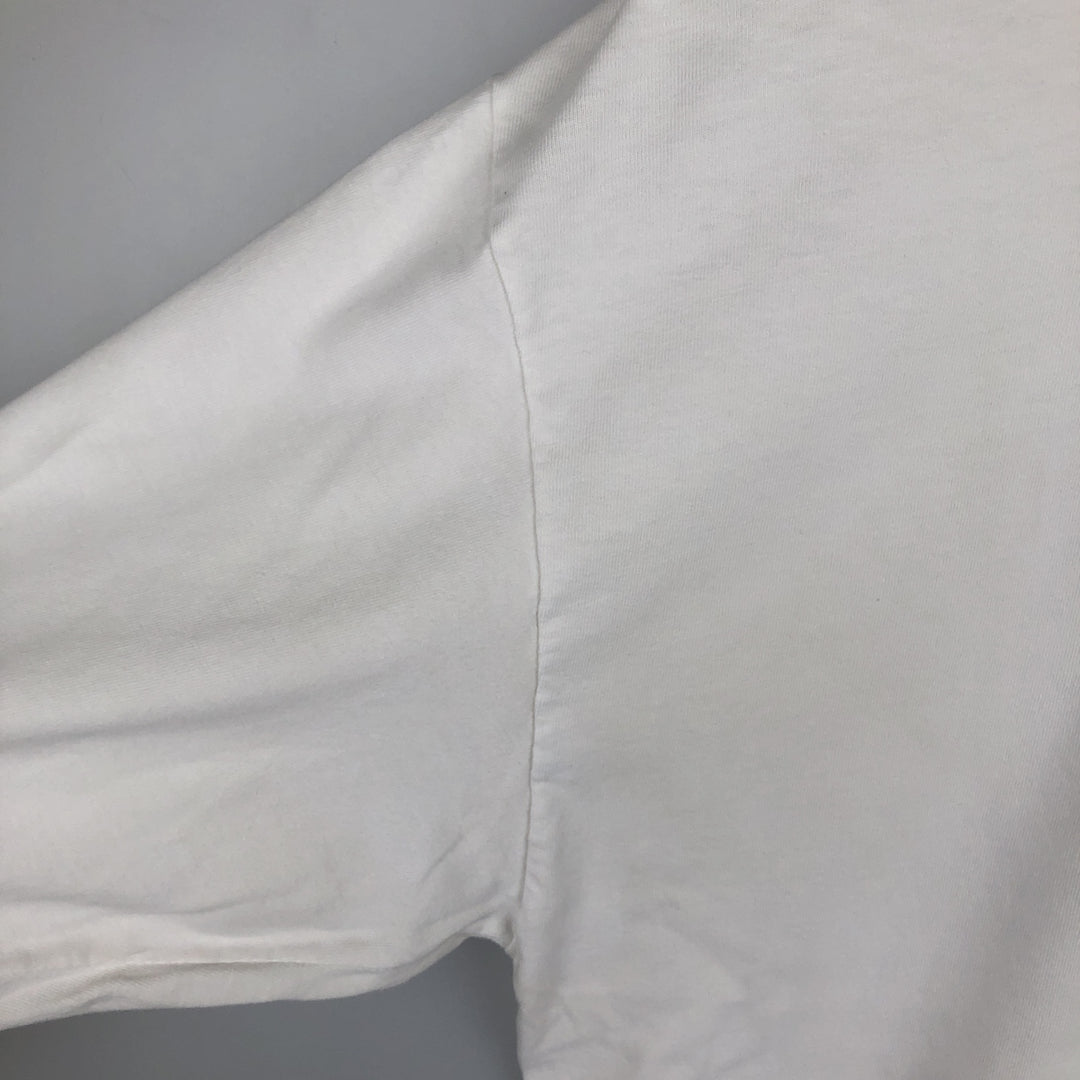 Harley-Davidson Long Sleeve T-Shirt, Men's XL Size unclear white type Vintage Second Hand