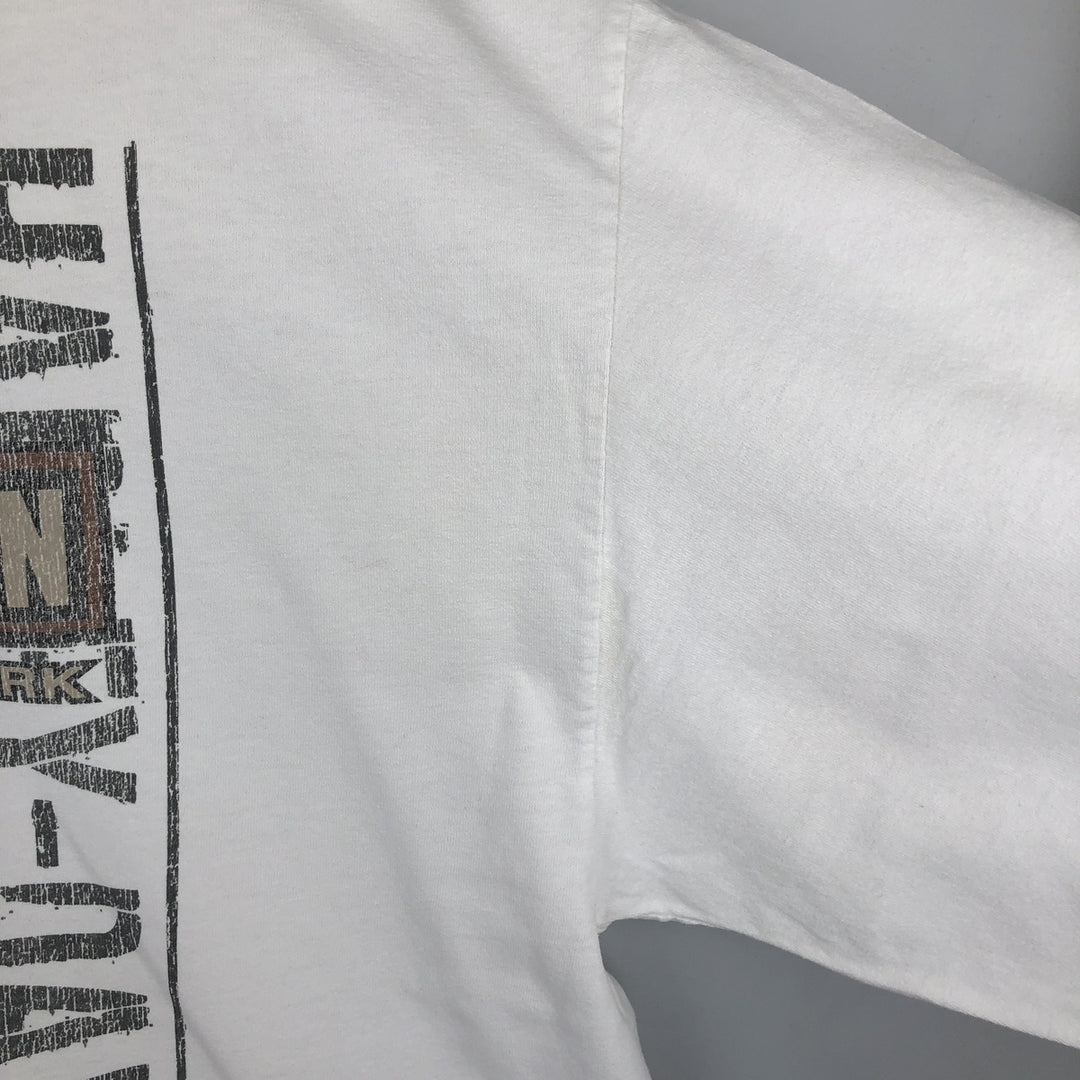 Harley-Davidson Motorcycle Long Sleeve T-Shirt, Men's XXL unclear white type Vintage Second Hand