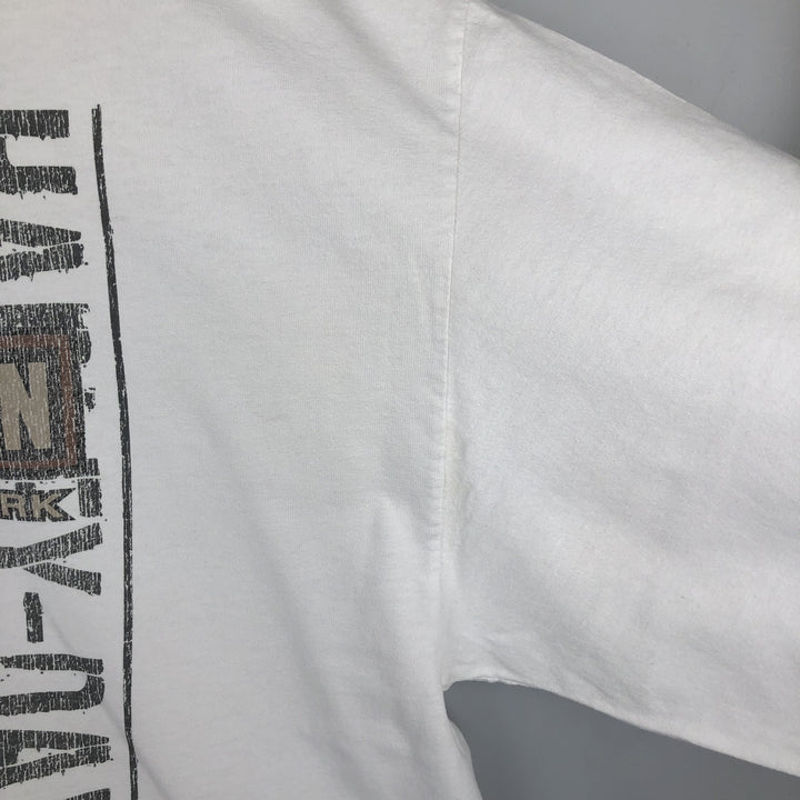Harley-Davidson Motorcycle Long Sleeve T-Shirt, Men's XXL unclear white type Vintage Second Hand