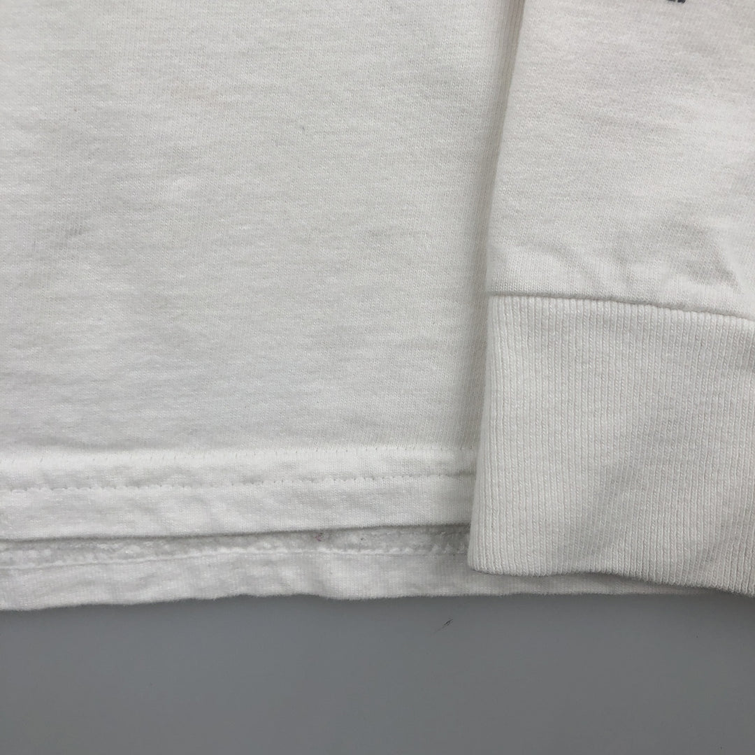 Harley-Davidson Motorcycle Long Sleeve T-Shirt, Men's Size L unclear white type Vintage Second Hand