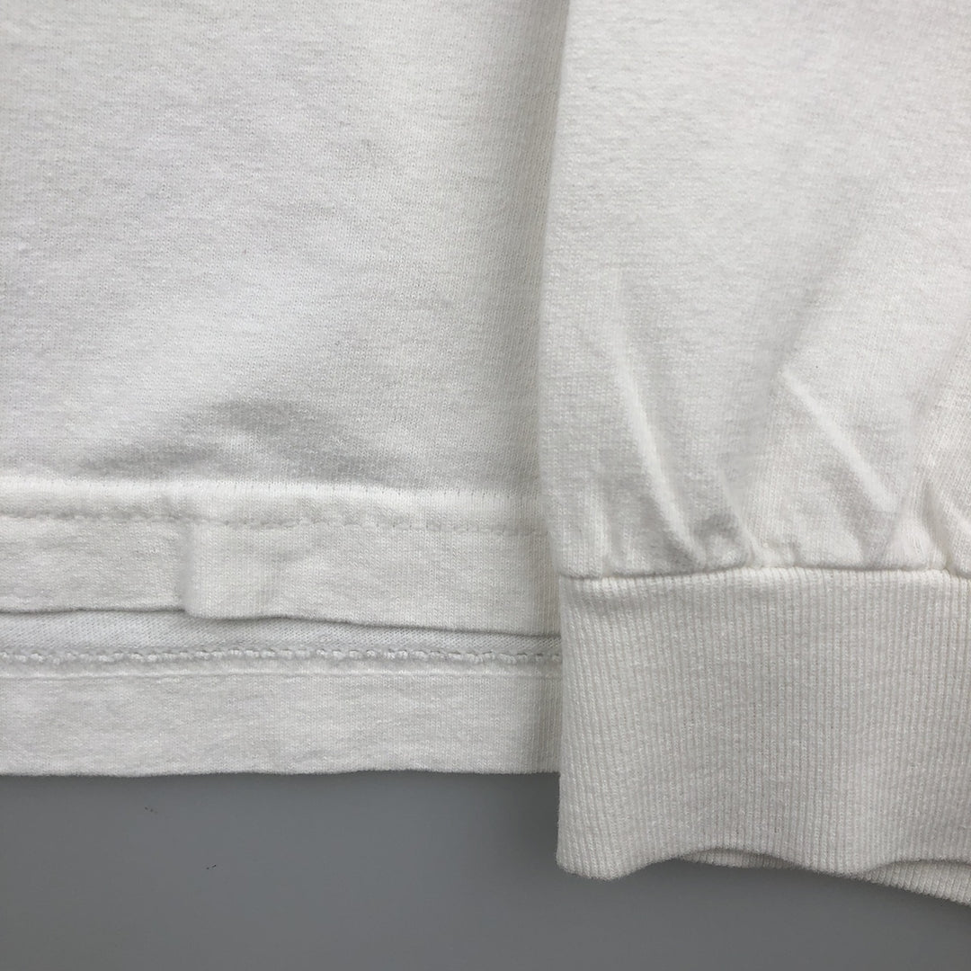 Oversized Harley-Davidson Eagle Pattern Motorcycle Long Sleeve T-Shirt, Men's Size XXXL cotton white type Vintage Second Hand