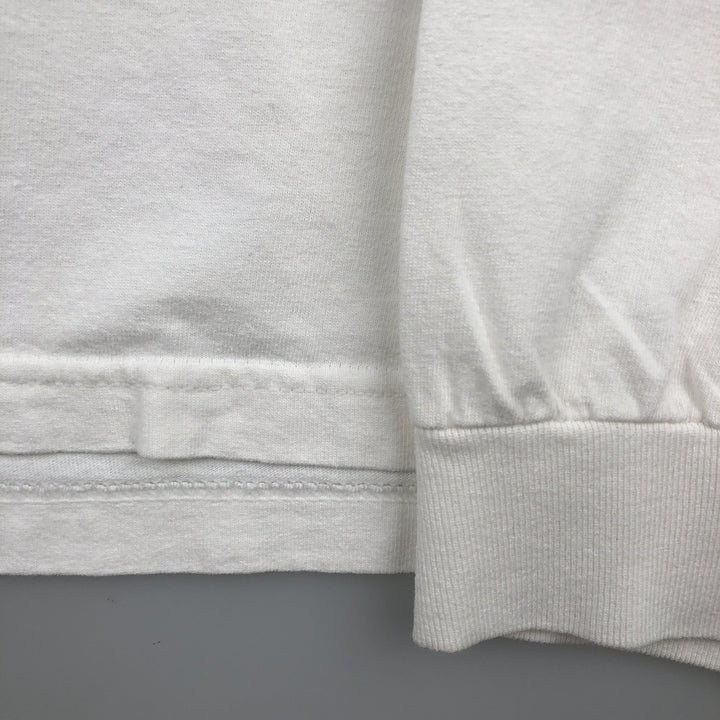 Oversized Harley-Davidson Eagle Pattern Motorcycle Long Sleeve T-Shirt, Men's Size XXXL cotton white type Vintage Second Hand