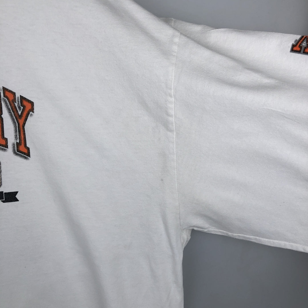 Oversized Harley-Davidson Eagle Pattern Motorcycle Long Sleeve T-Shirt, Men's Size XXXL cotton white type Vintage Second Hand