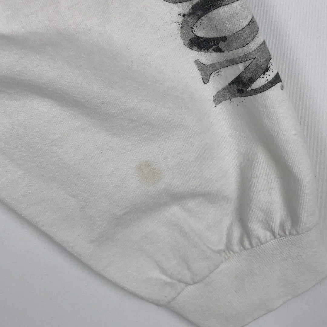 Harley-Davidson Skull Pattern Long T-shirt, Men's L size cotton white type Vintage Second Hand