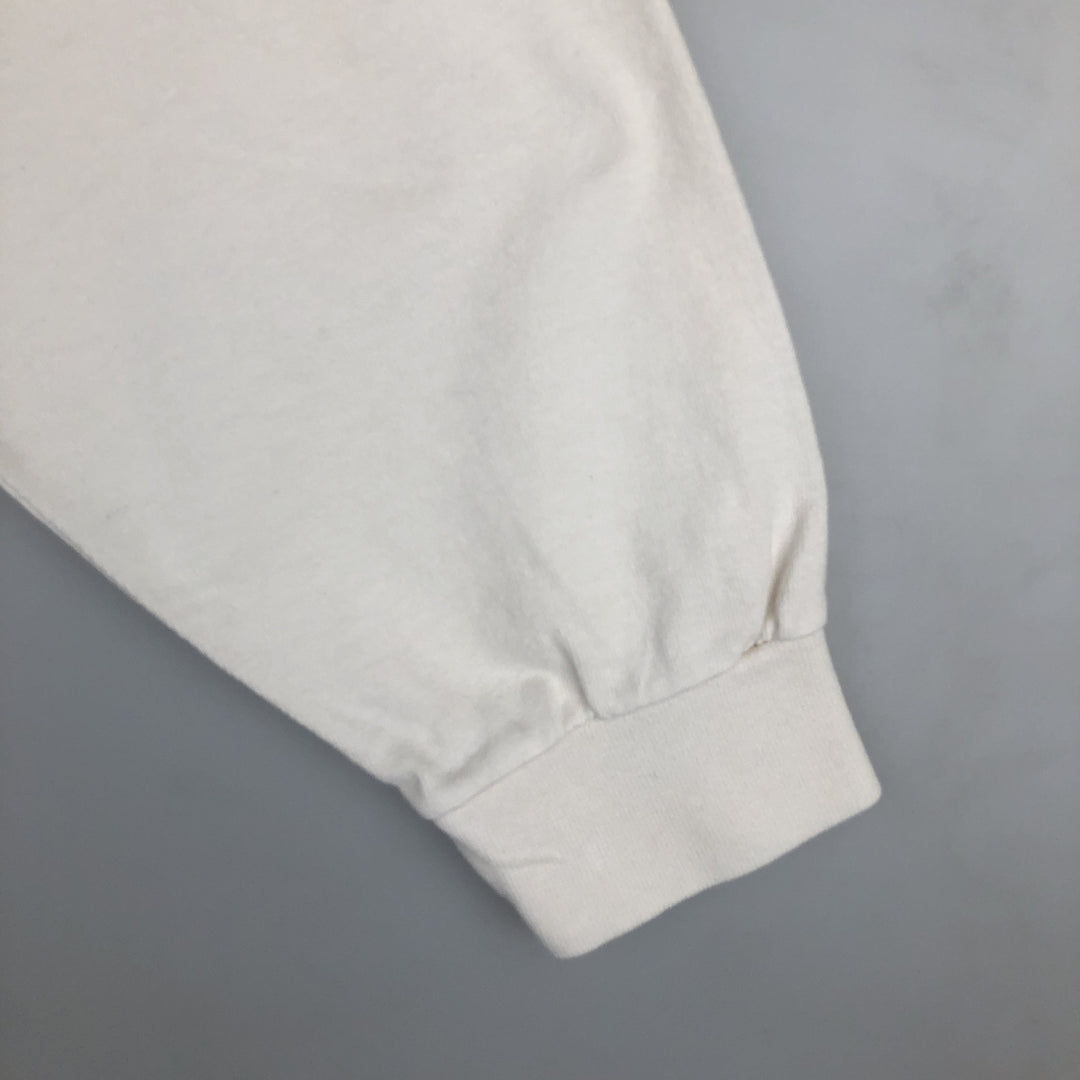 Harley-Davidson Motorcycle Long Sleeve T-Shirt, Men's Size L cotton white type Vintage Second Hand
