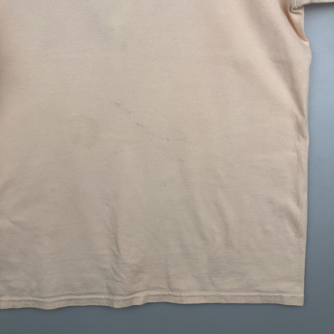 2000'S Harley-Davidson Fire Pattern Motorcycle Long-Sleeve T-Shirt, Made in USA, Men's Size XL (approx.) cotton orange type Vintage Second Hand