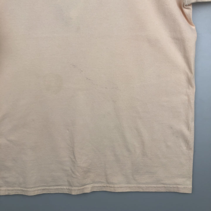 2000'S Harley-Davidson Fire Pattern Motorcycle Long-Sleeve T-Shirt, Made in USA, Men's Size XL (approx.) cotton orange type Vintage Second Hand