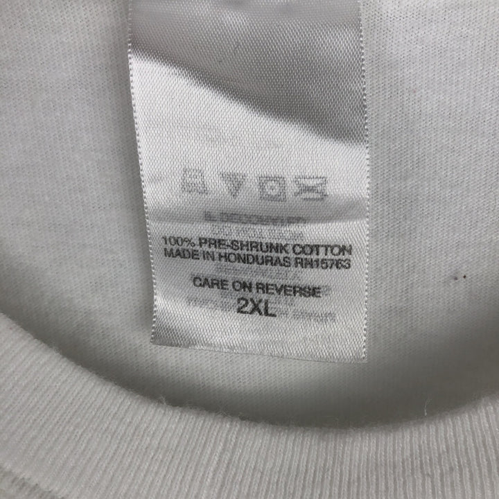 2000'S Harley-Davidson Motorcycle Long-Sleeve T-Shirt (Men's XXL equivalent) cotton white type Vintage Second Hand