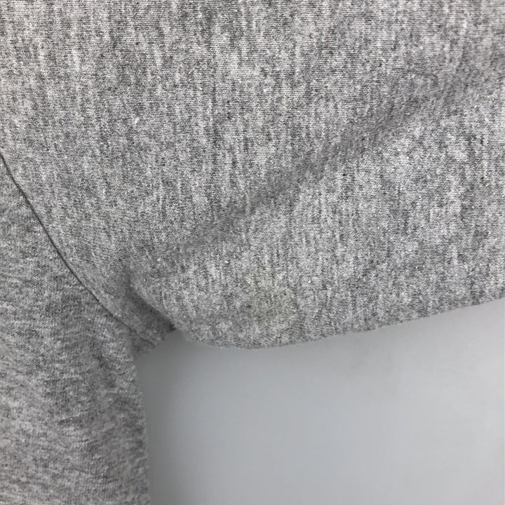 2000'S Harley-Davidson Fire Pattern Skull Pattern Long-Sleeve T-Shirt (Men's XXL equivalent) unclear gray type Vintage Second Hand