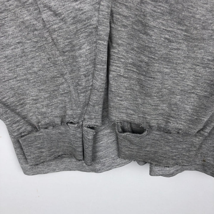 Hanes Harley-Davidson Eagle Pattern Long-Sleeve T-Shirt, Made in USA, Men's XXL equivalent. cotton gray type Vintage Second Hand