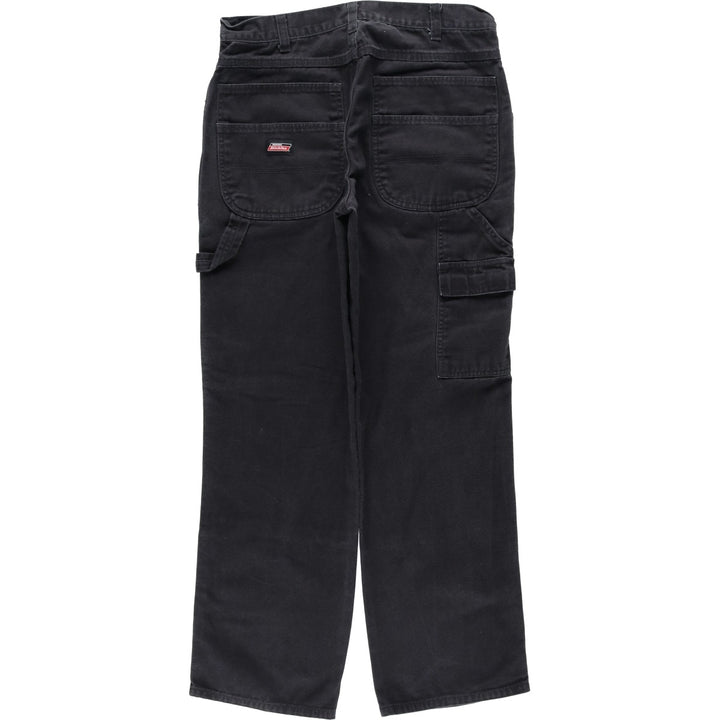 Dickies Double Knee Duck Painter Pants Men's W32 equivalent cotton black type Vintage Second Hand