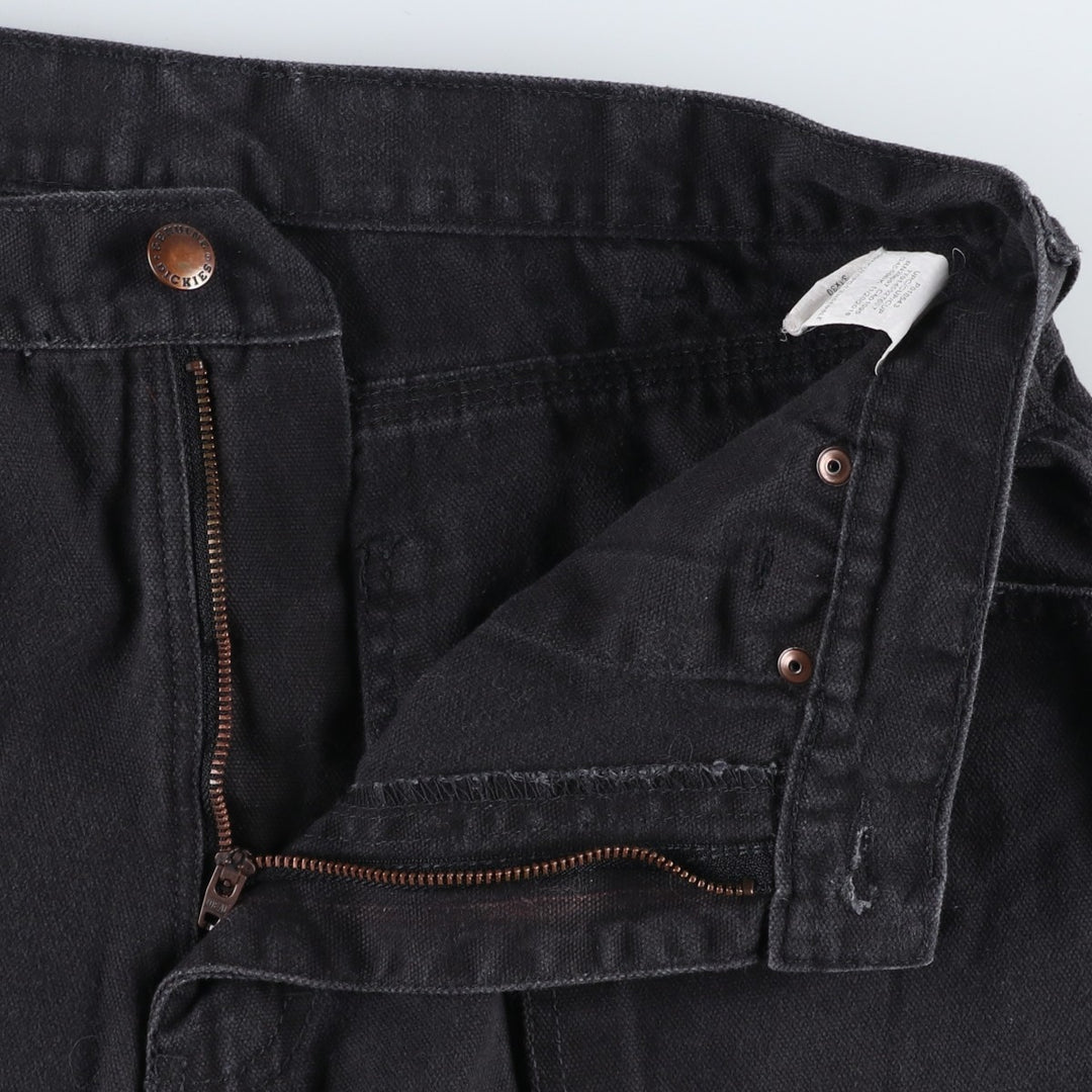 Dickies Double Knee Duck Painter Pants Men's W32 equivalent cotton black type Vintage Second Hand