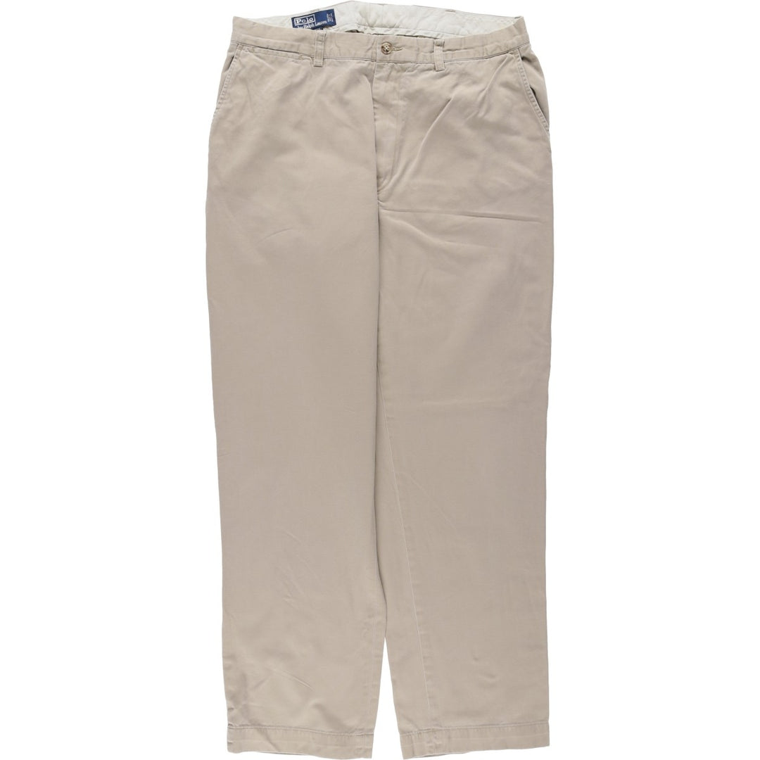 Ralph Lauren POLO by Ralph Lauren PROSPECT PANT Chino pants for men, equivalent to w35 cotton Beige type Vintage Second Hand