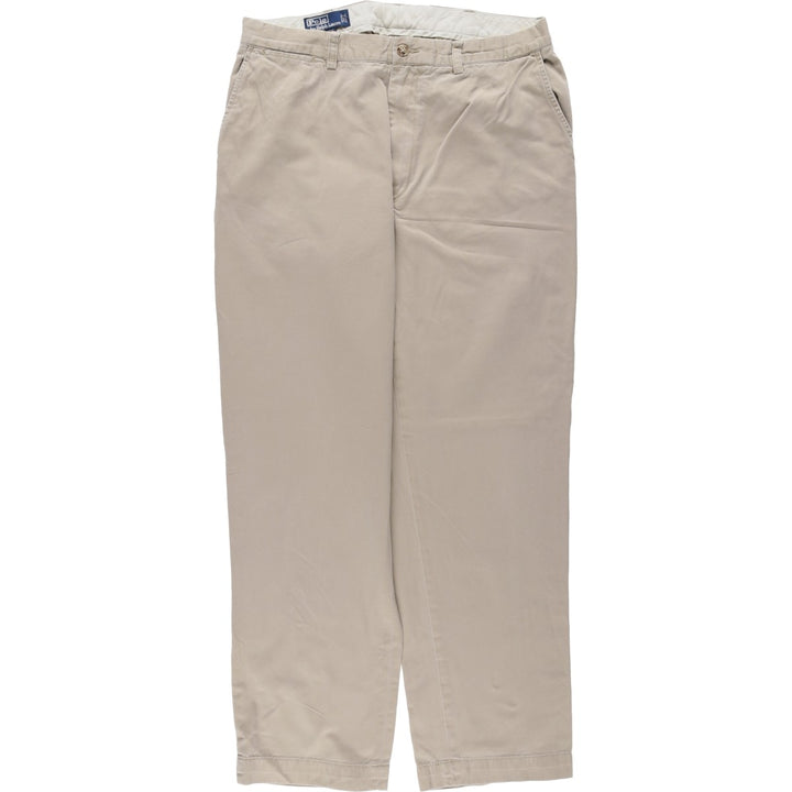 Ralph Lauren POLO by Ralph Lauren PROSPECT PANT Chino pants for men, equivalent to w35 cotton Beige type Vintage Second Hand