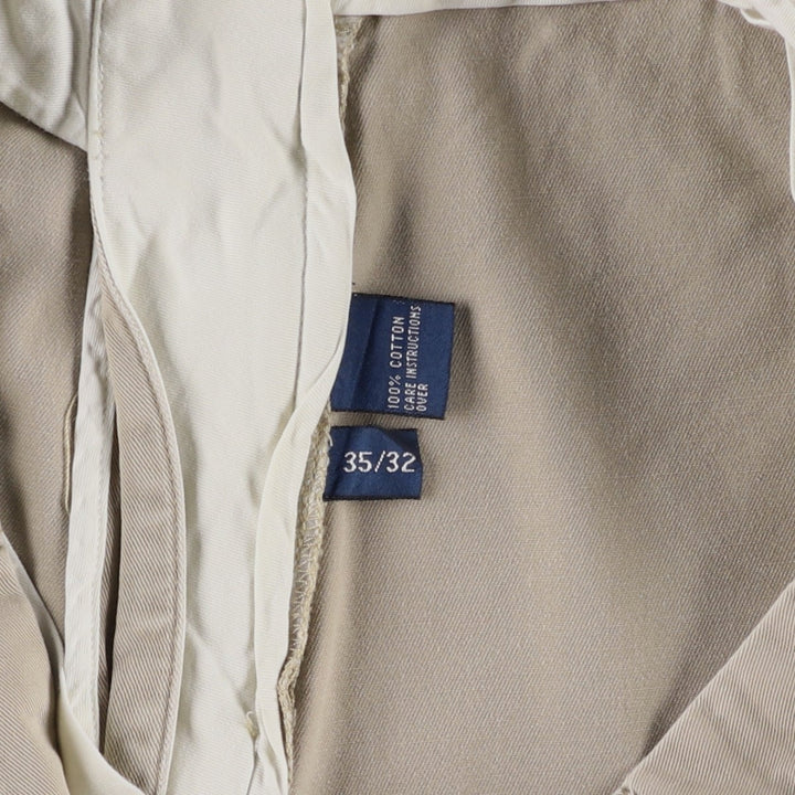 Ralph Lauren POLO by Ralph Lauren PROSPECT PANT Chino pants for men, equivalent to w35 cotton Beige type Vintage Second Hand