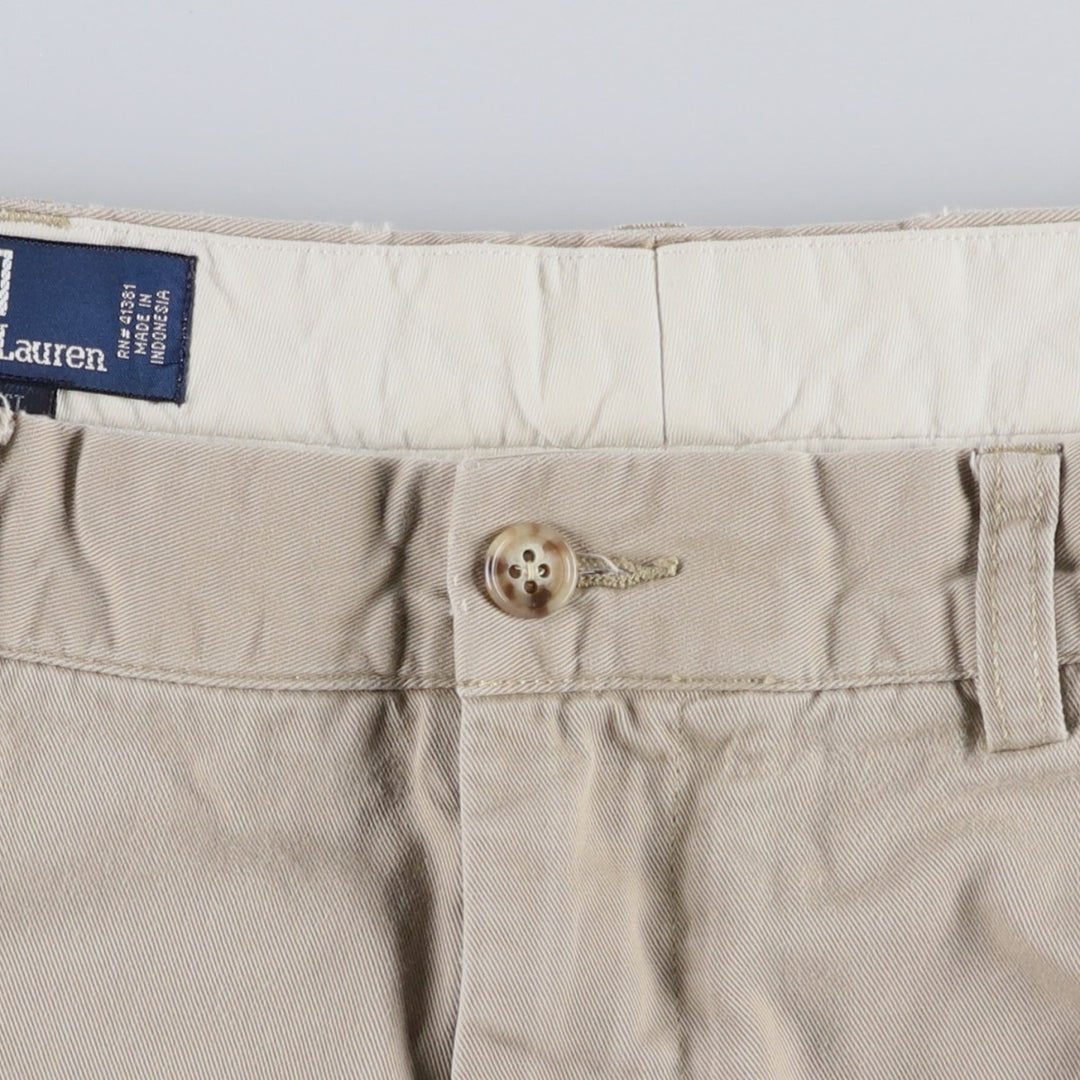 Ralph Lauren POLO by Ralph Lauren PROSPECT PANT Chino pants for men, equivalent to w35 cotton Beige type Vintage Second Hand