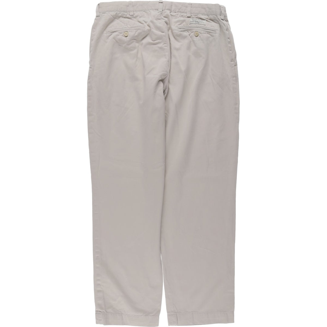Ralph Lauren POLO by Ralph Lauren PROSPECT PANT Chino pants for men, equivalent to w34 cotton ivory Vintage Second Hand