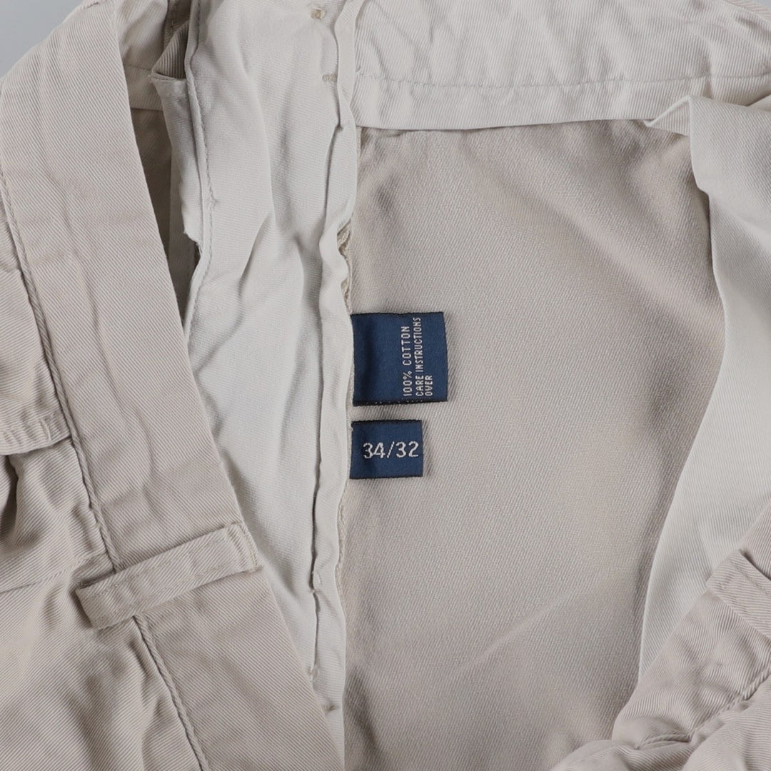 Ralph Lauren POLO by Ralph Lauren PROSPECT PANT Chino pants for men, equivalent to w34 cotton ivory Vintage Second Hand