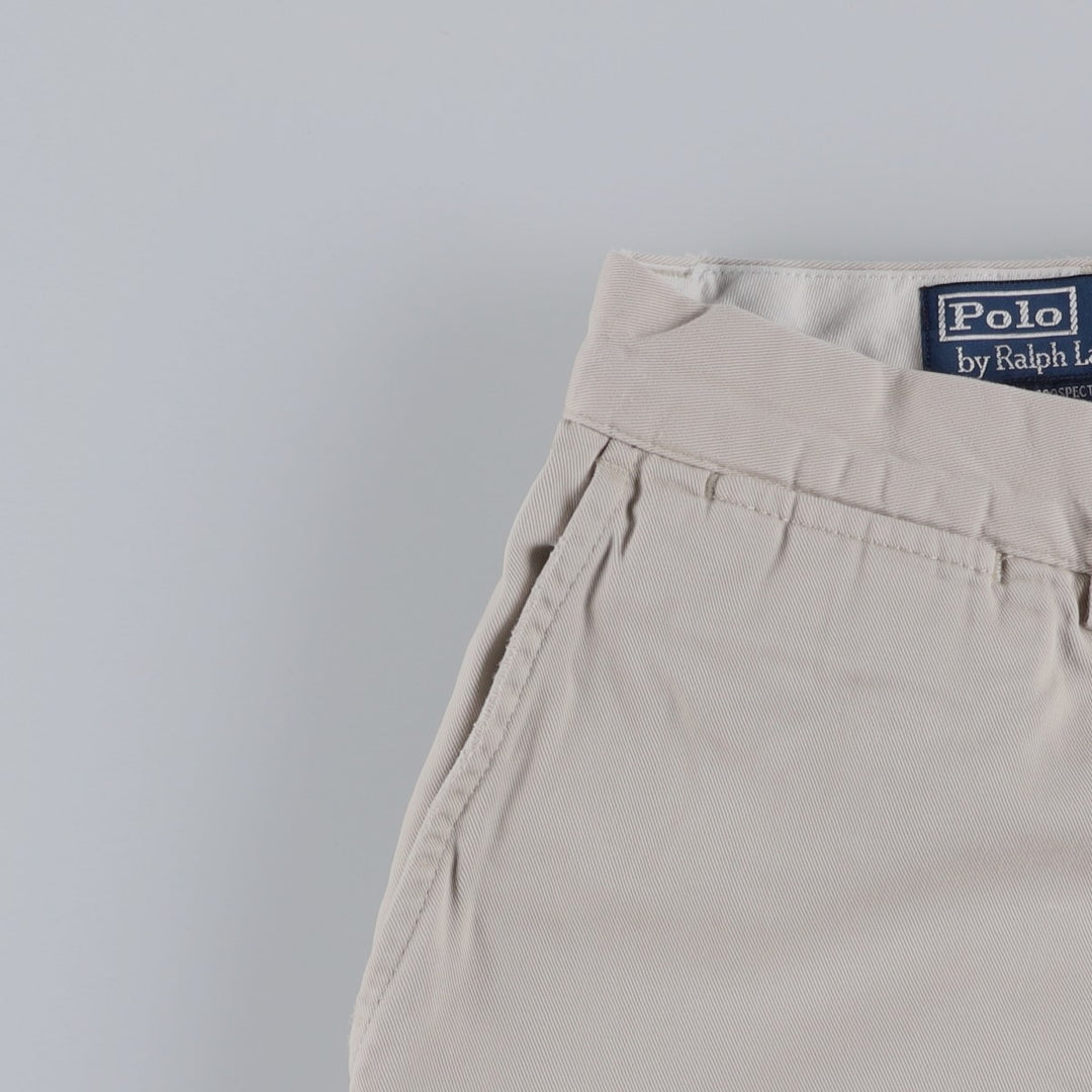 Ralph Lauren POLO by Ralph Lauren PROSPECT PANT Chino pants for men, equivalent to w34 cotton ivory Vintage Second Hand