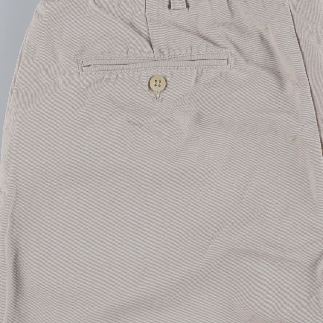 Ralph Lauren POLO by Ralph Lauren PROSPECT PANT Chino pants for men, equivalent to w34 cotton ivory Vintage Second Hand