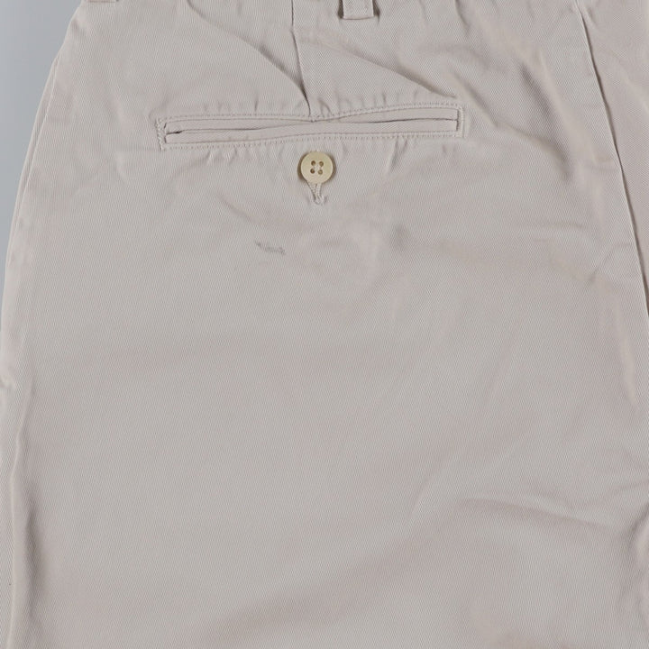 Ralph Lauren POLO by Ralph Lauren PROSPECT PANT Chino pants for men, equivalent to w34 cotton ivory Vintage Second Hand