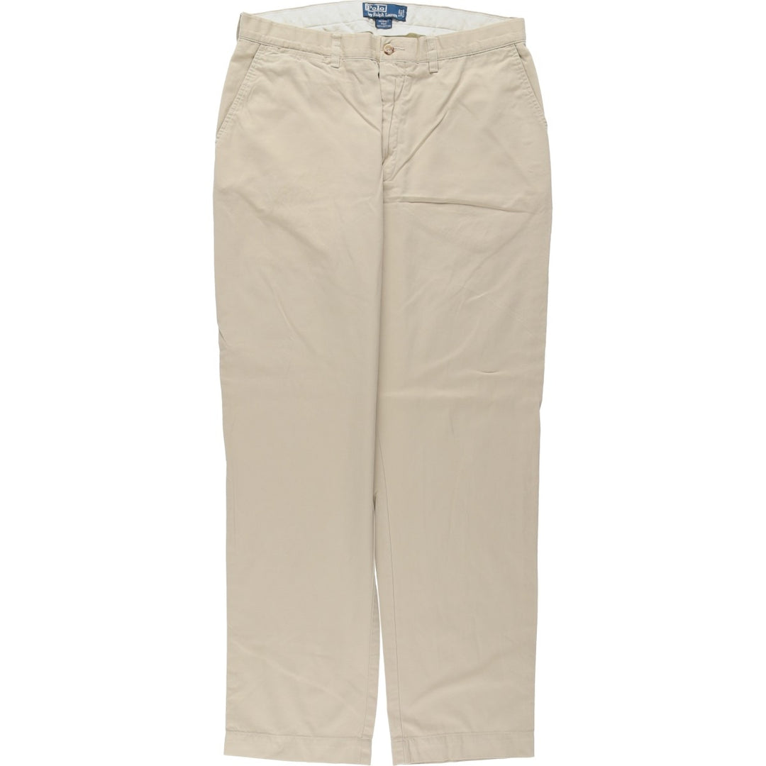 Ralph Lauren POLO by Ralph Lauren PROSPECT PANT Chino pants for men, equivalent to w34 cotton Beige type Vintage Second Hand