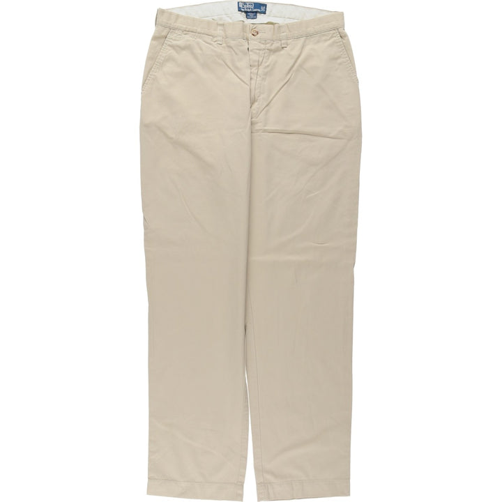 Ralph Lauren POLO by Ralph Lauren PROSPECT PANT Chino pants for men, equivalent to w34 cotton Beige type Vintage Second Hand