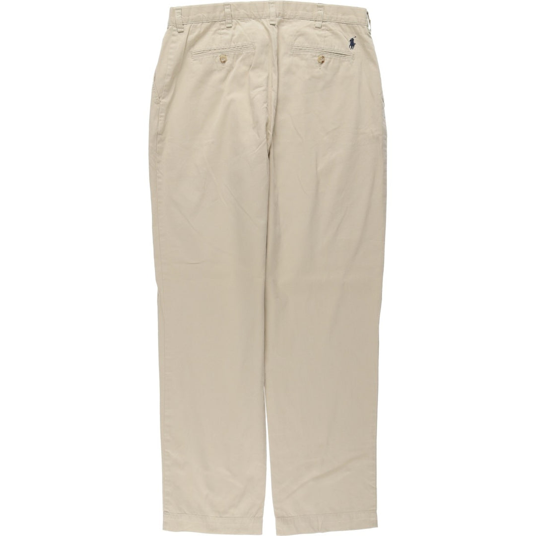 Ralph Lauren POLO by Ralph Lauren PROSPECT PANT Chino pants for men, equivalent to w34 cotton Beige type Vintage Second Hand