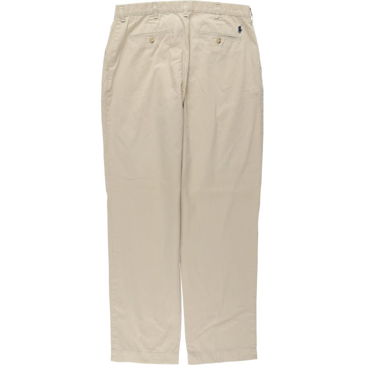 Ralph Lauren POLO by Ralph Lauren PROSPECT PANT Chino pants for men, equivalent to w34 cotton Beige type Vintage Second Hand