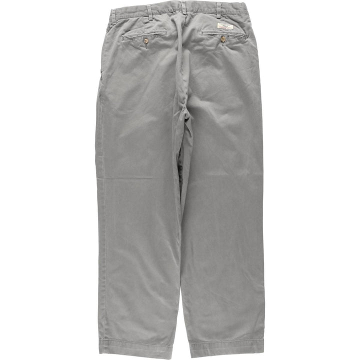 Ralph Lauren POLO by Ralph Lauren Chino Pants Men's W34 equivalent cotton gray type Vintage Second Hand