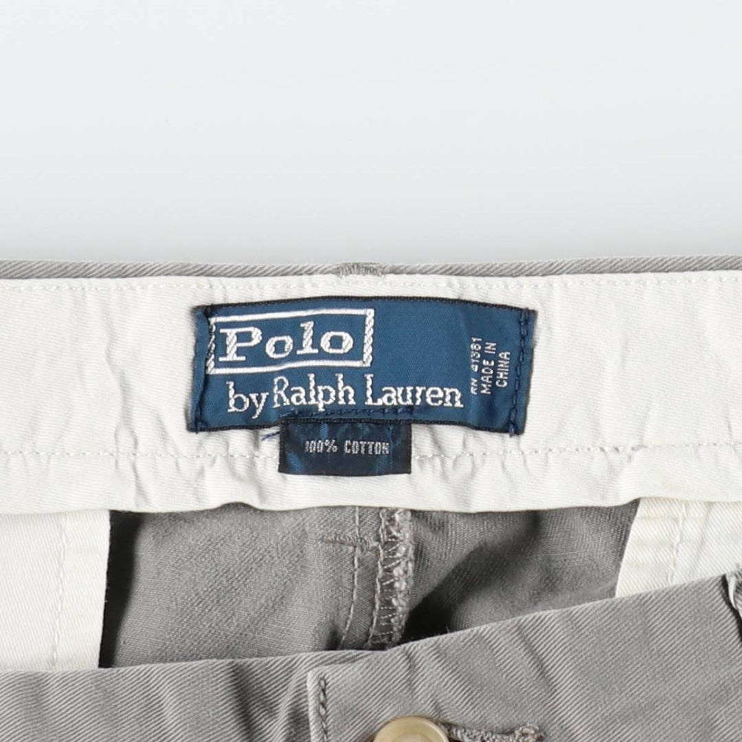 Ralph Lauren POLO by Ralph Lauren Chino Pants Men's W34 equivalent cotton gray type Vintage Second Hand