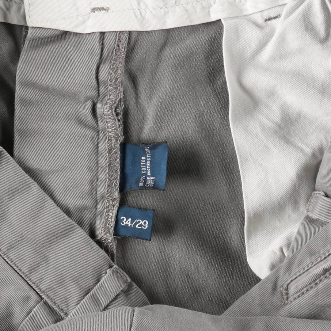Ralph Lauren POLO by Ralph Lauren Chino Pants Men's W34 equivalent cotton gray type Vintage Second Hand