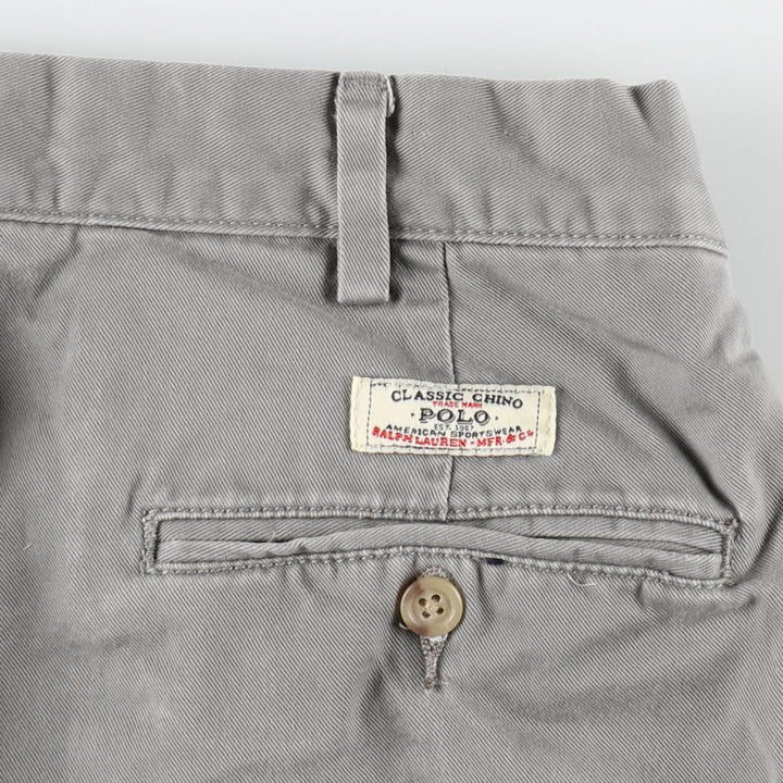 Ralph Lauren POLO by Ralph Lauren Chino Pants Men's W34 equivalent cotton gray type Vintage Second Hand