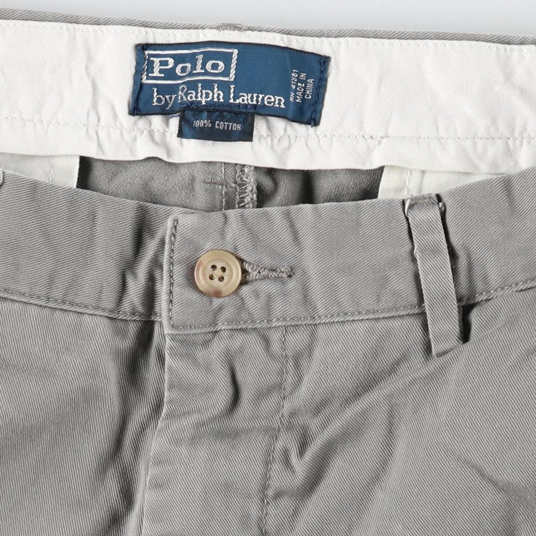 Ralph Lauren POLO by Ralph Lauren Chino Pants Men's W34 equivalent cotton gray type Vintage Second Hand