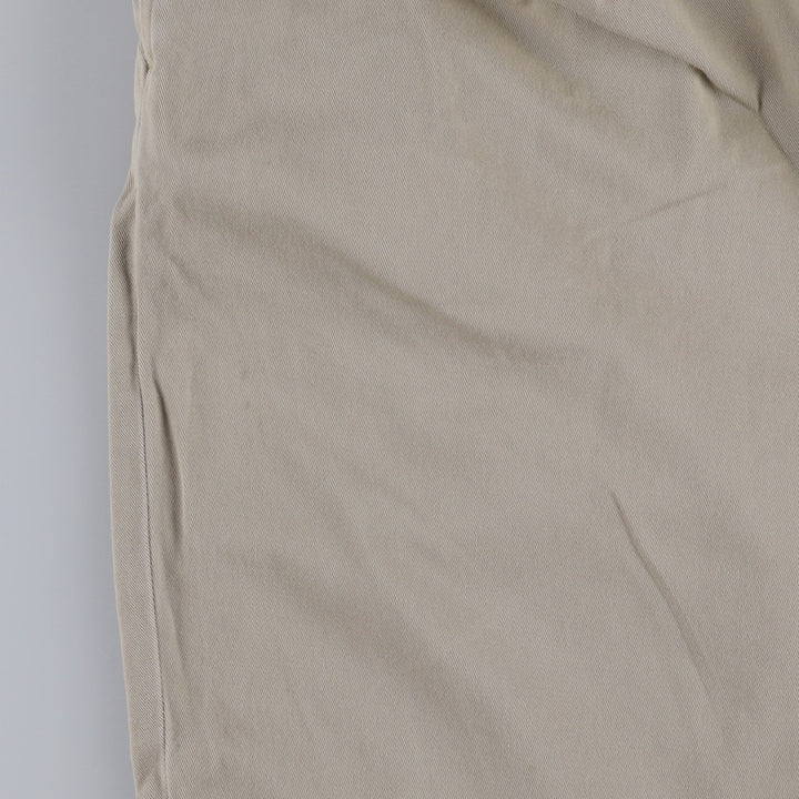 Ralph Lauren POLO RALPH LAUREN CLASSIC FIT PLEATED Two-Pleat Chino Pants, Men's Size W35 (approx.) cotton Beige type Vintage Second Hand