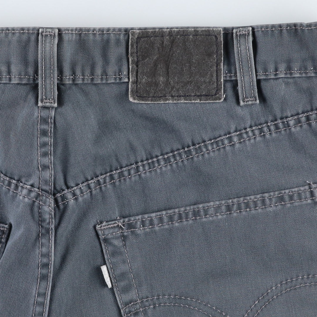 1990'S Levi's Silver Tab Loose Chino Pants, Made in USA, Men's Size W38 (approx.), Vintage cotton navy blue type Vintage Second Hand