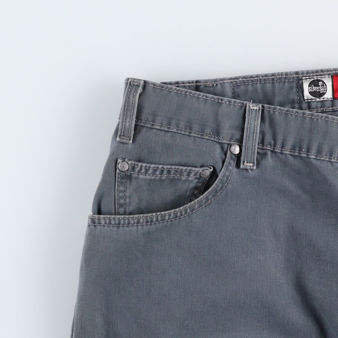 1990'S Levi's Silver Tab Loose Chino Pants, Made in USA, Men's Size W38 (approx.), Vintage cotton navy blue type Vintage Second Hand