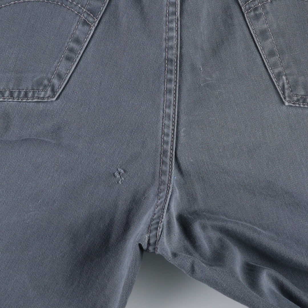1990'S Levi's Silver Tab Loose Chino Pants, Made in USA, Men's Size W38 (approx.), Vintage cotton navy blue type Vintage Second Hand